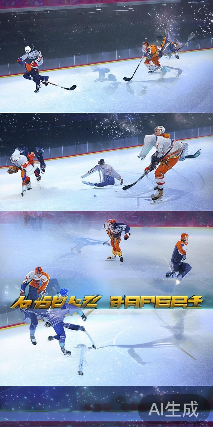 百拖冰球突破极限：点燃激情的精彩冰球竞技体验
